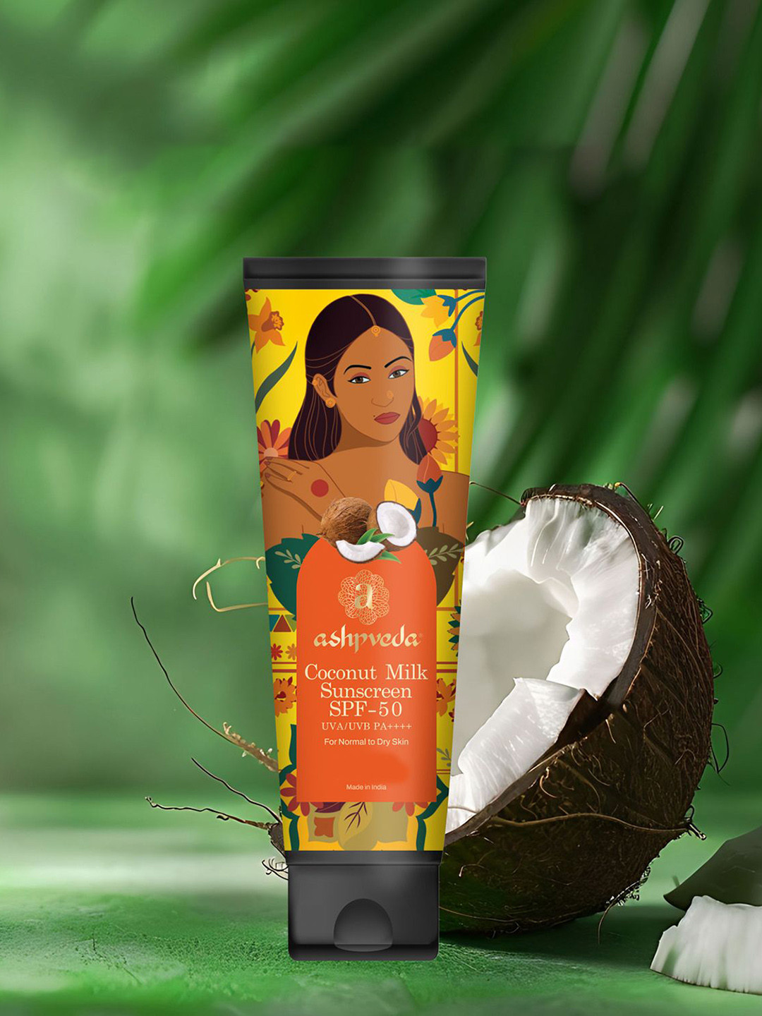 ASHPVEDA Coconut Milk Sunscreen SPF 50- 50 ml