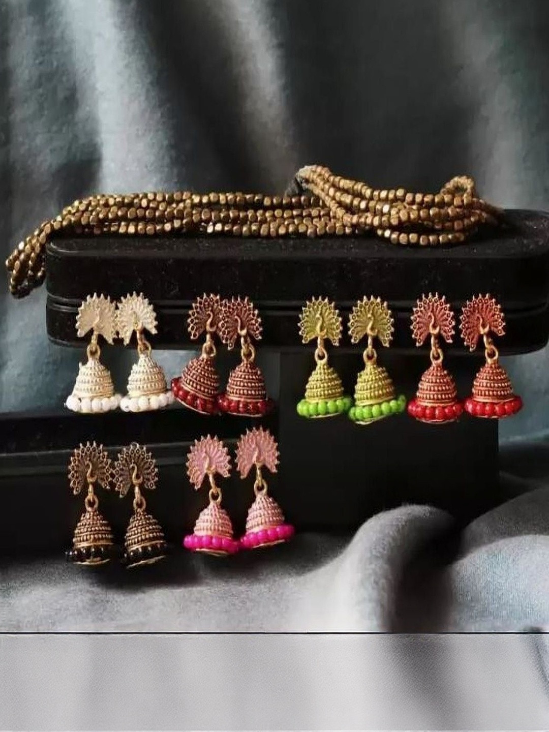 Checks & Squires Women Set Of 6 Contemporary Studs Earrings