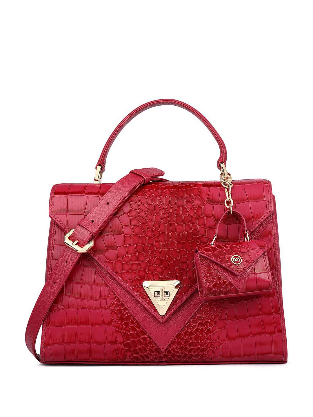 Da Milano Women Animal Leather Satchel Handbags