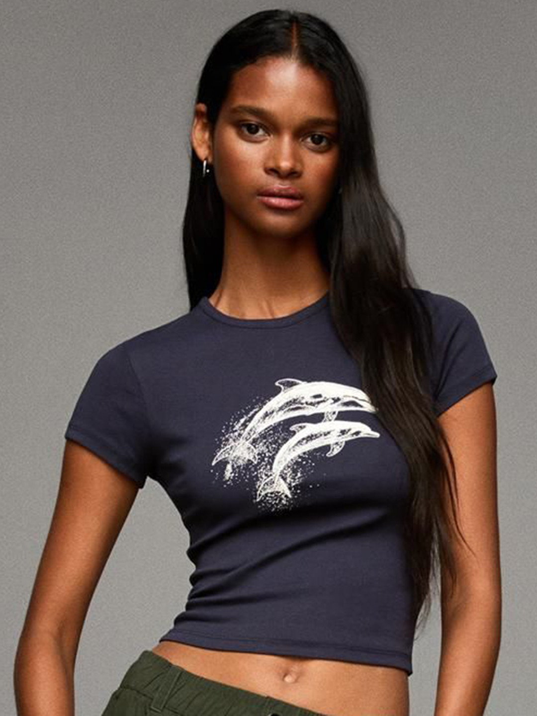 Bershka Short Sleeve T-shirt With Print