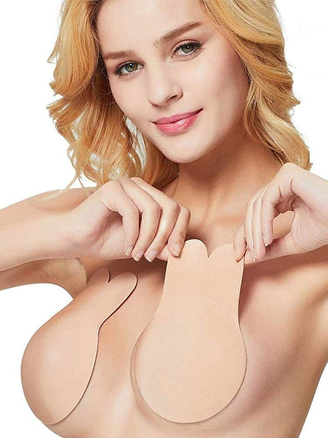 DClub Cream Cotton Sticky Nipple Cover Reusable Stick-On Lingerie accessories