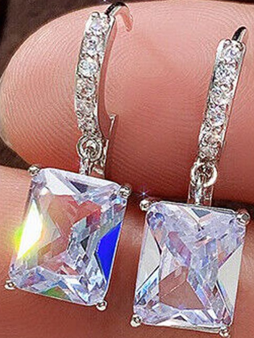 Jewels Galaxy Geometric Drop Earrings