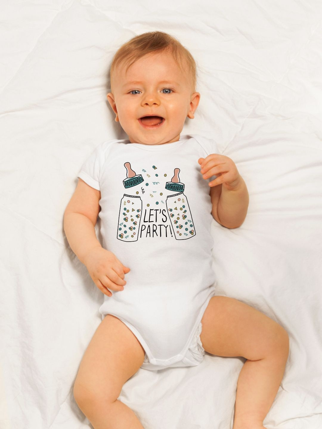 THE COTTON BABY Pure Cotton Printed Rompers