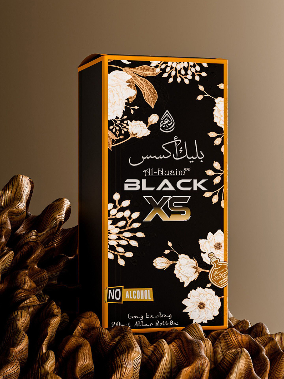 Al-Nuaim Black XS Long Lasting Roll On Attar - 20ml