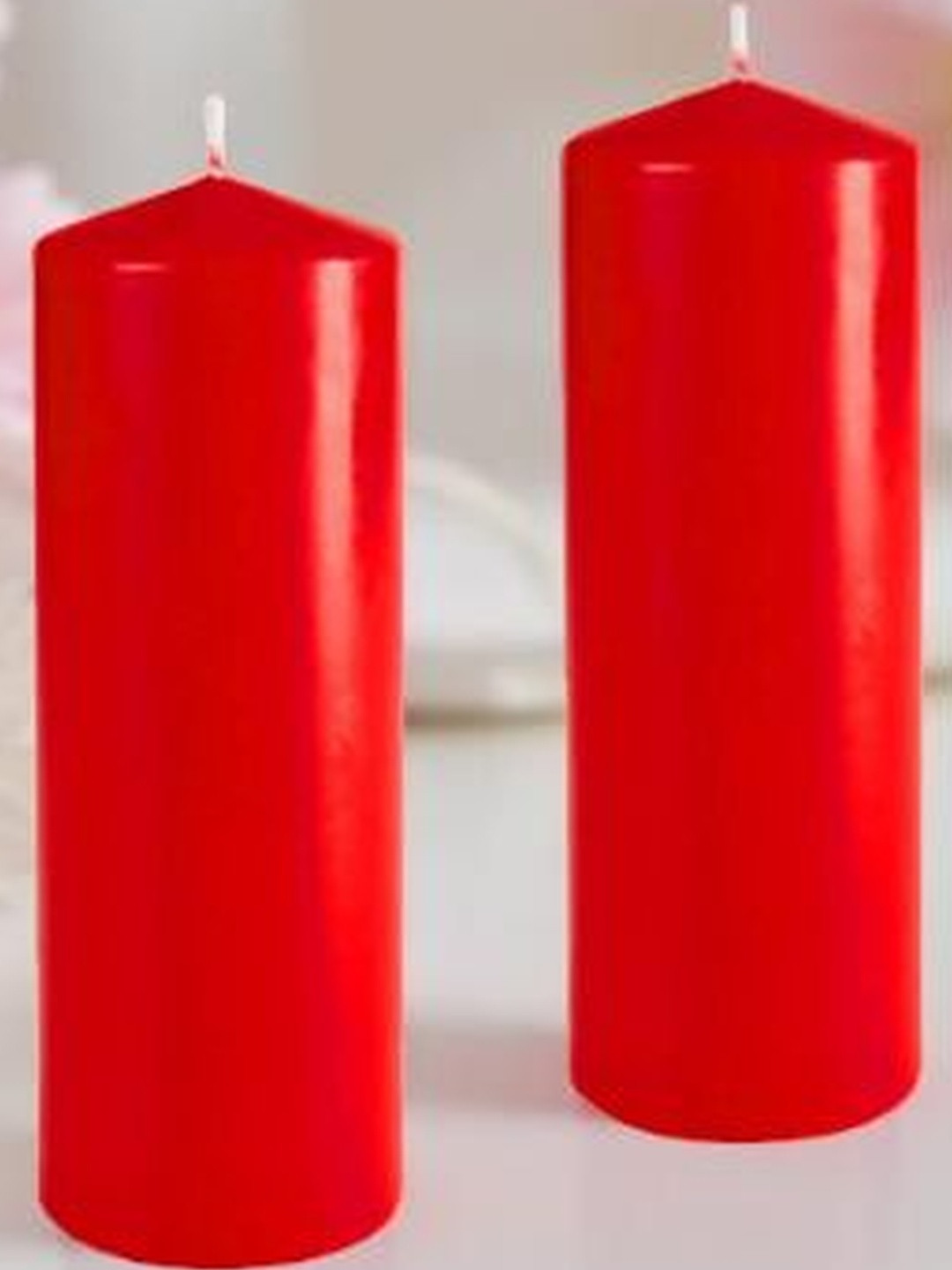 ASIDEA Set of 2 Pillar Candles