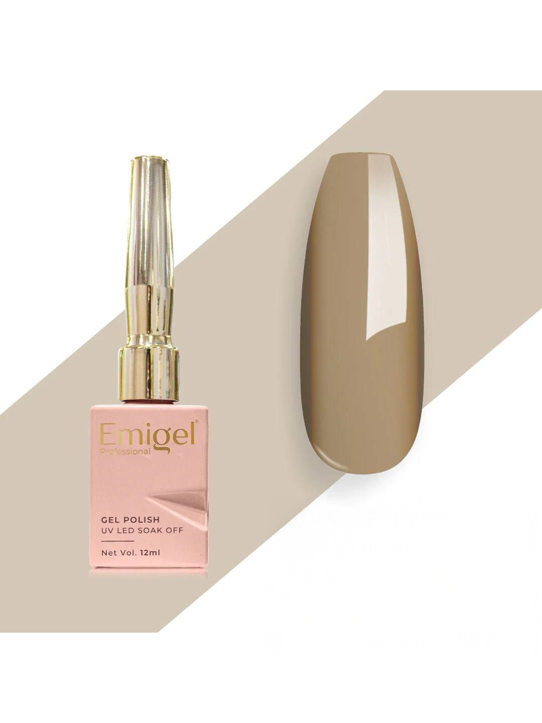 Emigel PROFESSIONAL UV Gel Nail Polish - 12 ml - Beaver Brown - E-059