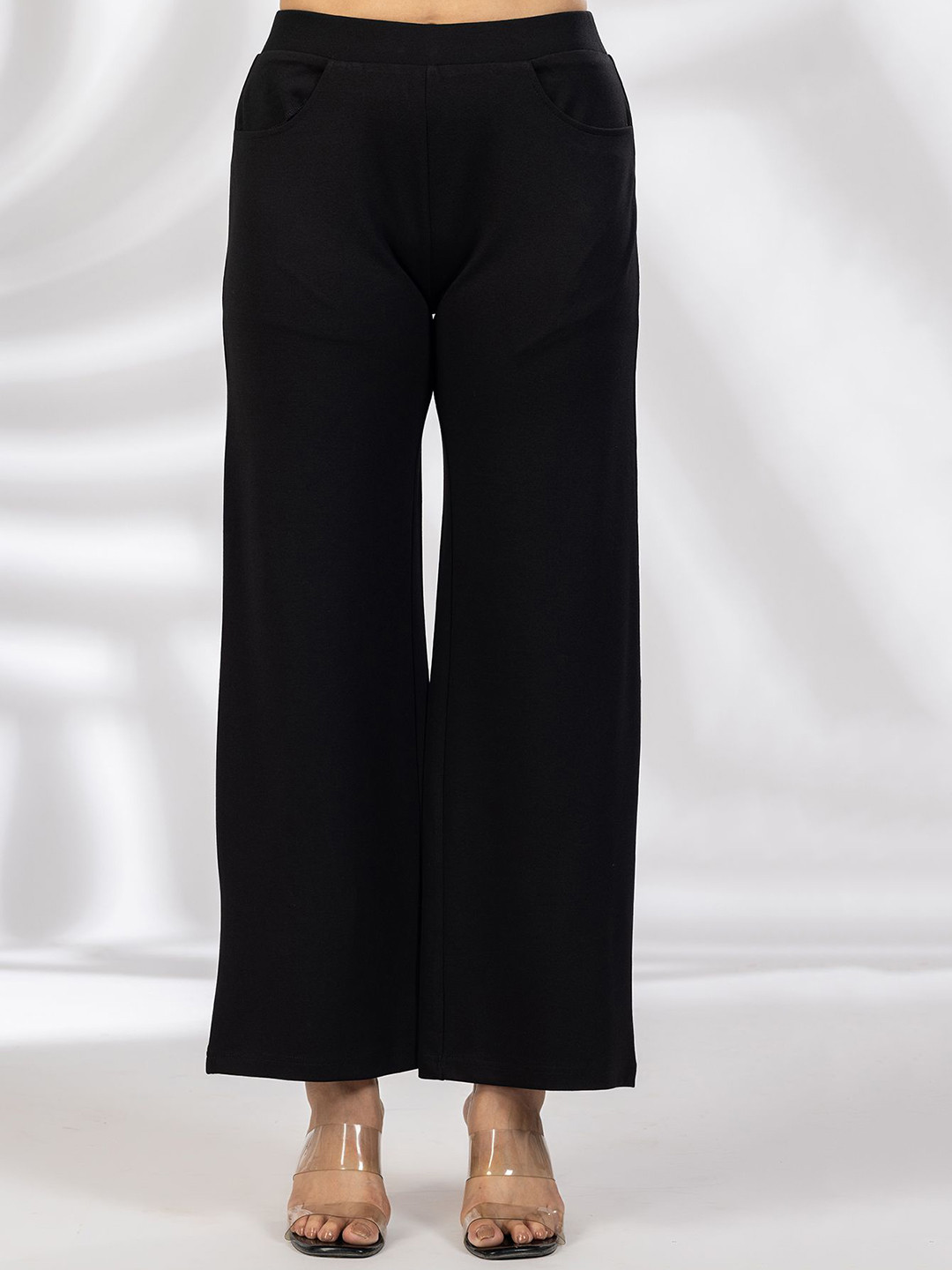 Mustard Women Regular Fit Ponty Roma Parallel Trousers