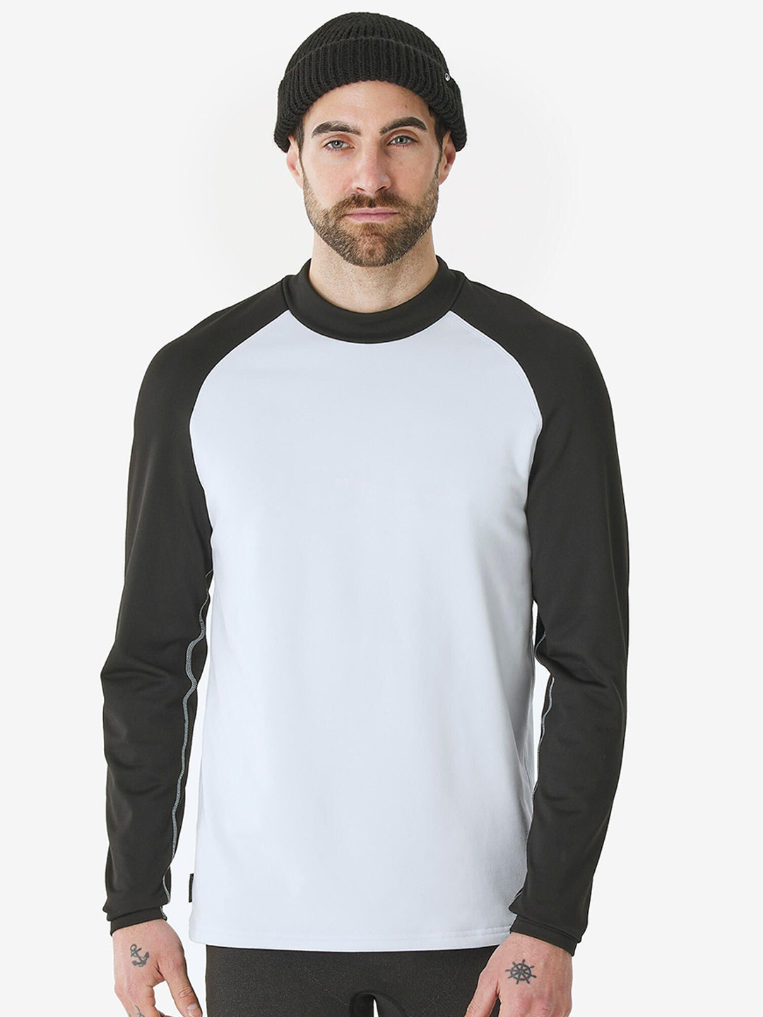 Decathlon Men Warm & Breathable Ski Base Layer BL 500 Round Neck Thermal Tops