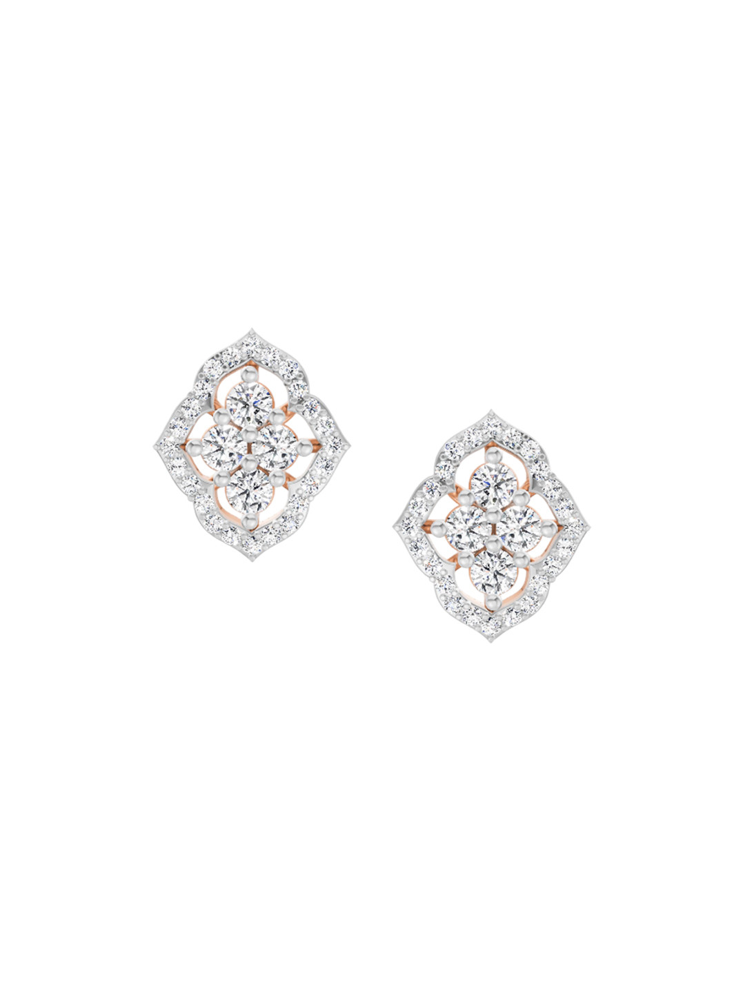 Sparkles 14Kt Gold Drop Earrings With 0.45 Carat Lab Grown Diamond - 2.2 g