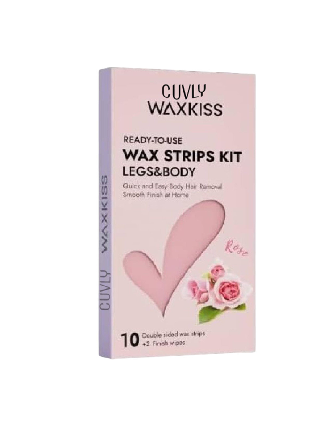 CUVLY Wax Strips Kit For Leg & Body - 10Pcs