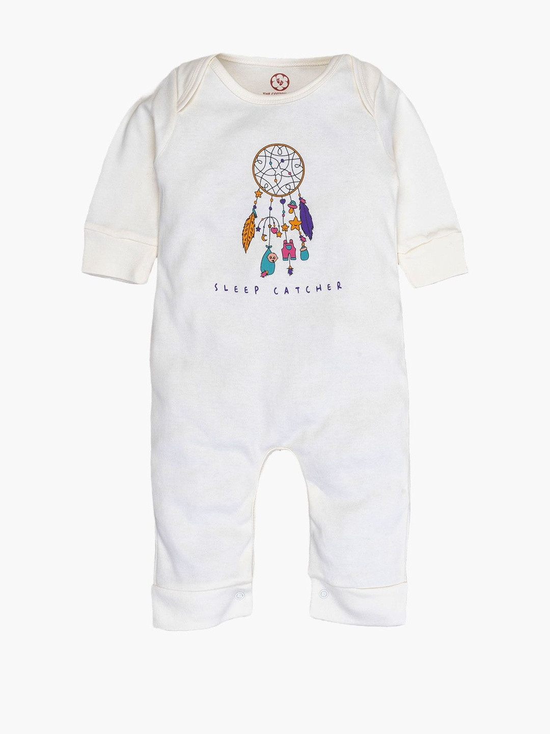 THE COTTON BABY Pure Cotton Printed Rompers