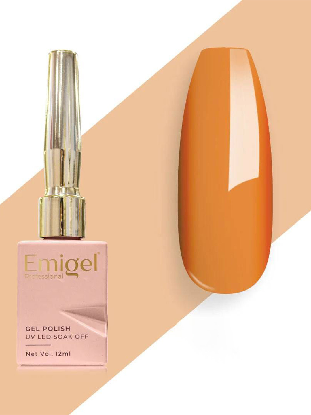 Emigel PROFESSIONAL UV Gel Nail Polish - 12 ml - Bombay Orange - E-063