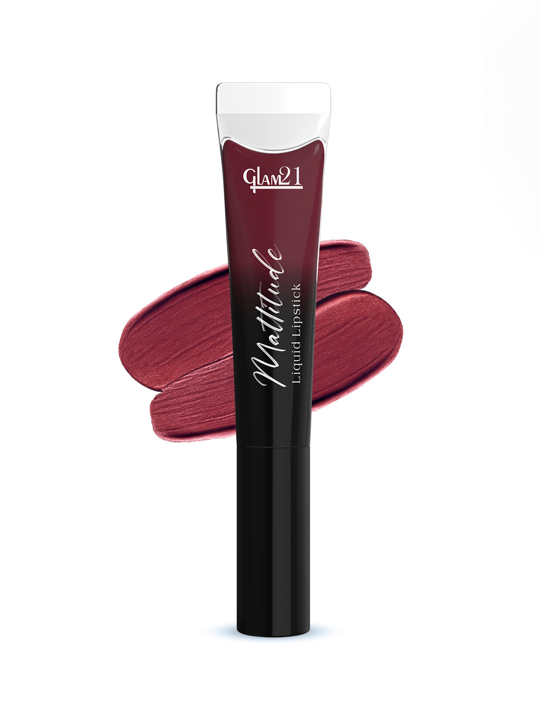 GLAM21 Mattitude Liquid Matte Lipstick with Vitamin E & Cherry Oil 7.5ml - Maroon Chaos