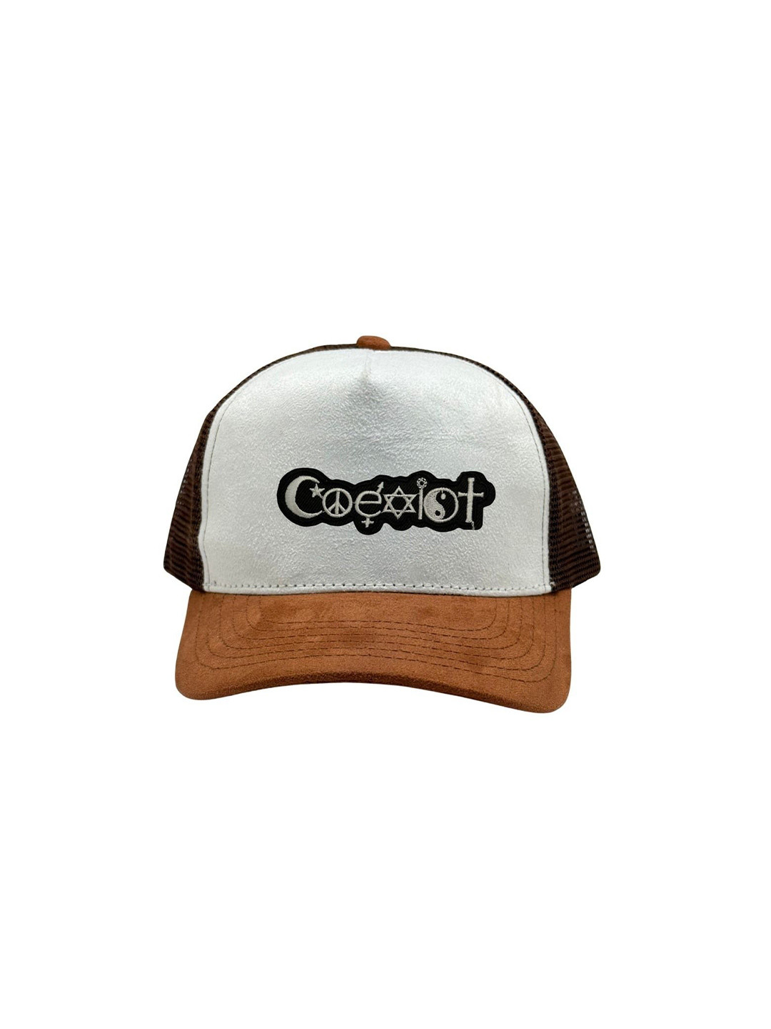 The Tie Hub Men Coexist Logo Trucker Cap