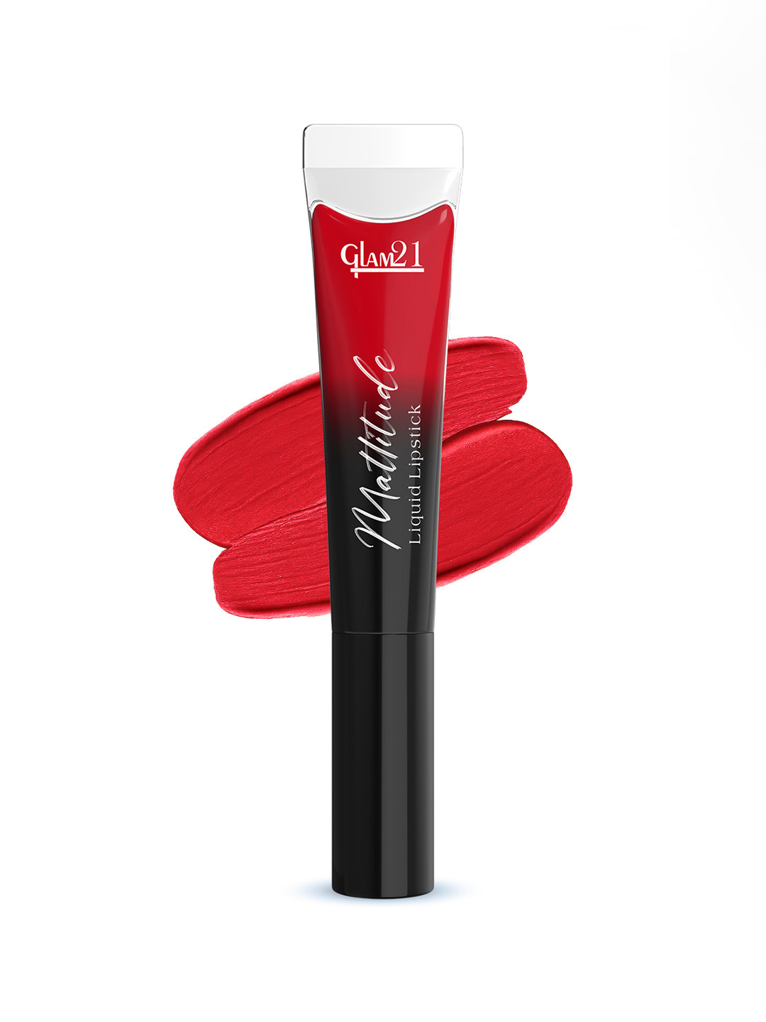 GLAM21 Mattitude Liquid Matte Lipstick with Vitamin E & Cherry Oil 7.5ml - Toxic in Red