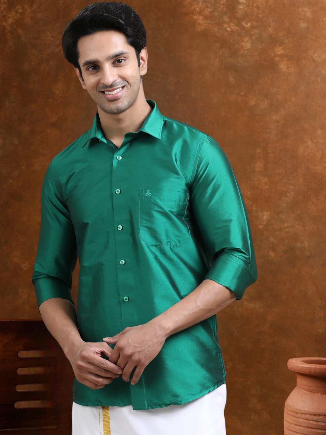 TATTVA Men Classic Slim Fit Casual Shirt