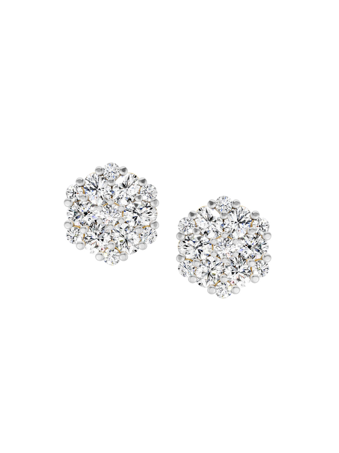 Sparkles 14Kt Gold Drop Earrings With 2.14 Carat Lab Grown Diamond - 1.5 g