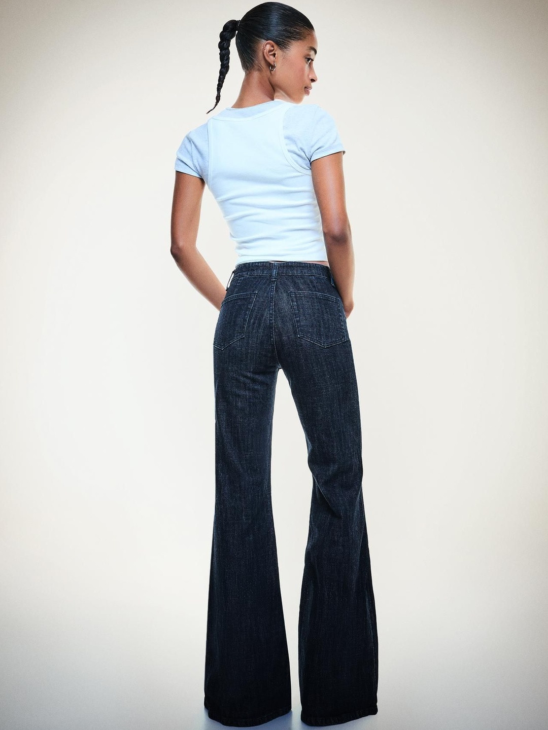 Bershka Comfort Flared Pocket Jeans