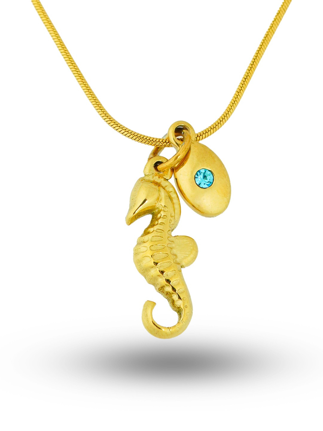INTERSTELLAR Women Gold-Plated Dragon Pendant With Chain