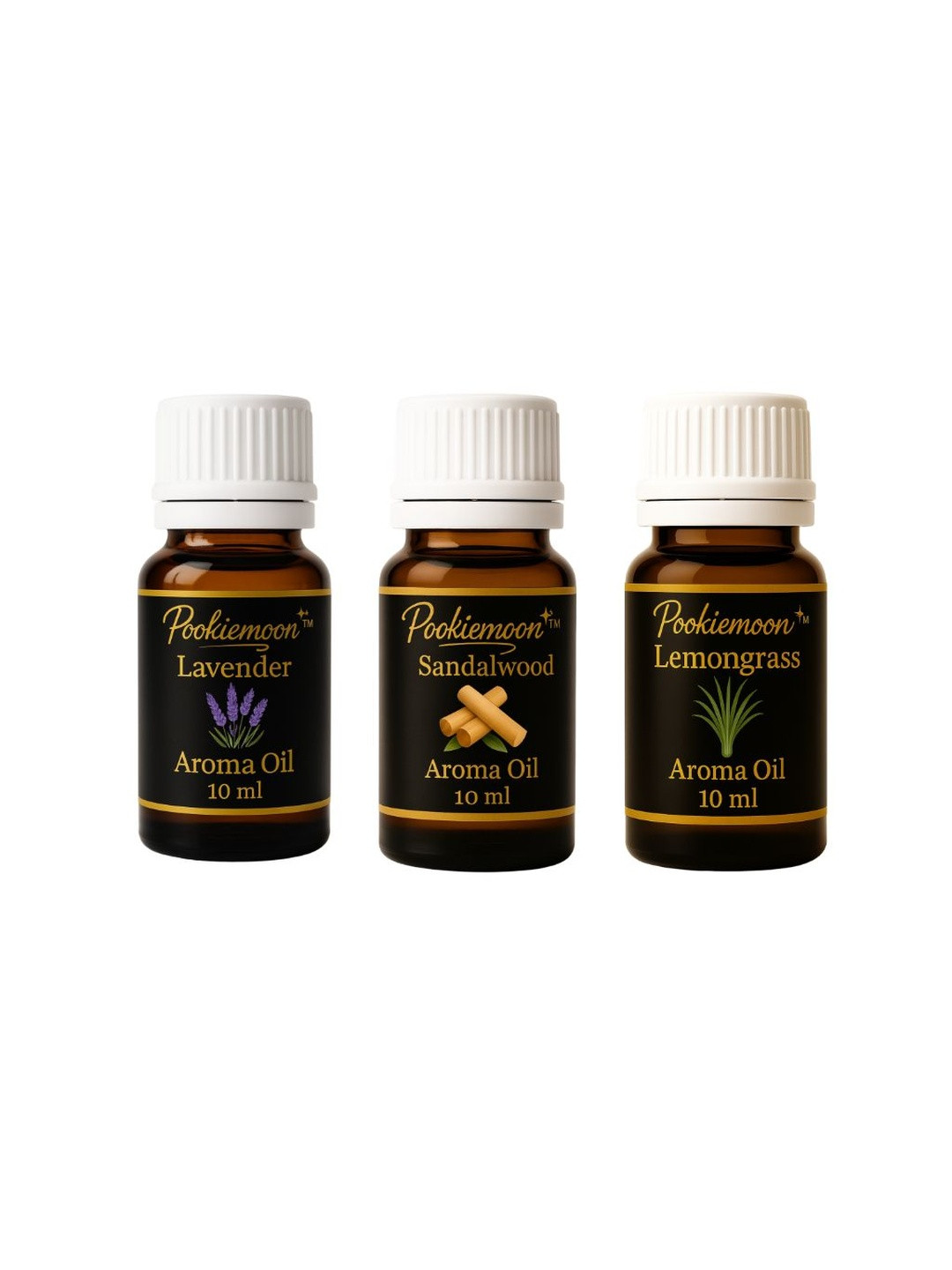 Pookiemoon Pack Of 3 Essential Oil