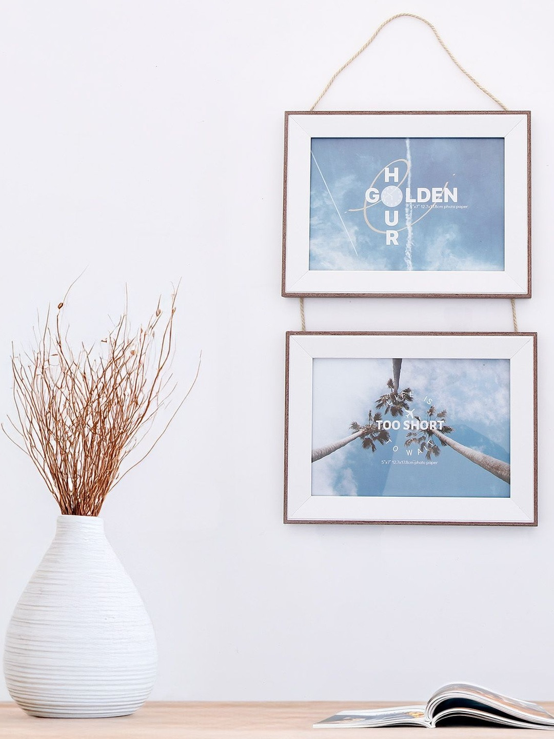 Archies Golden Hour Dual Space Hanging Photo Frame