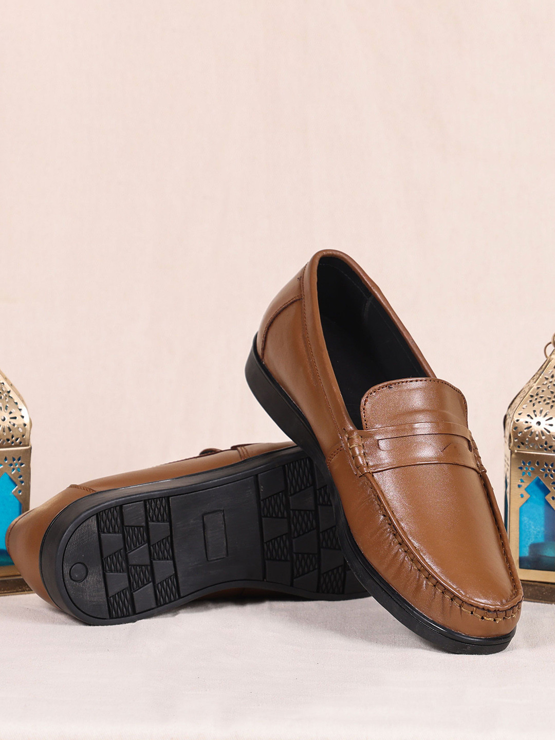 Celtic Men Leather Slip-On Sneakers