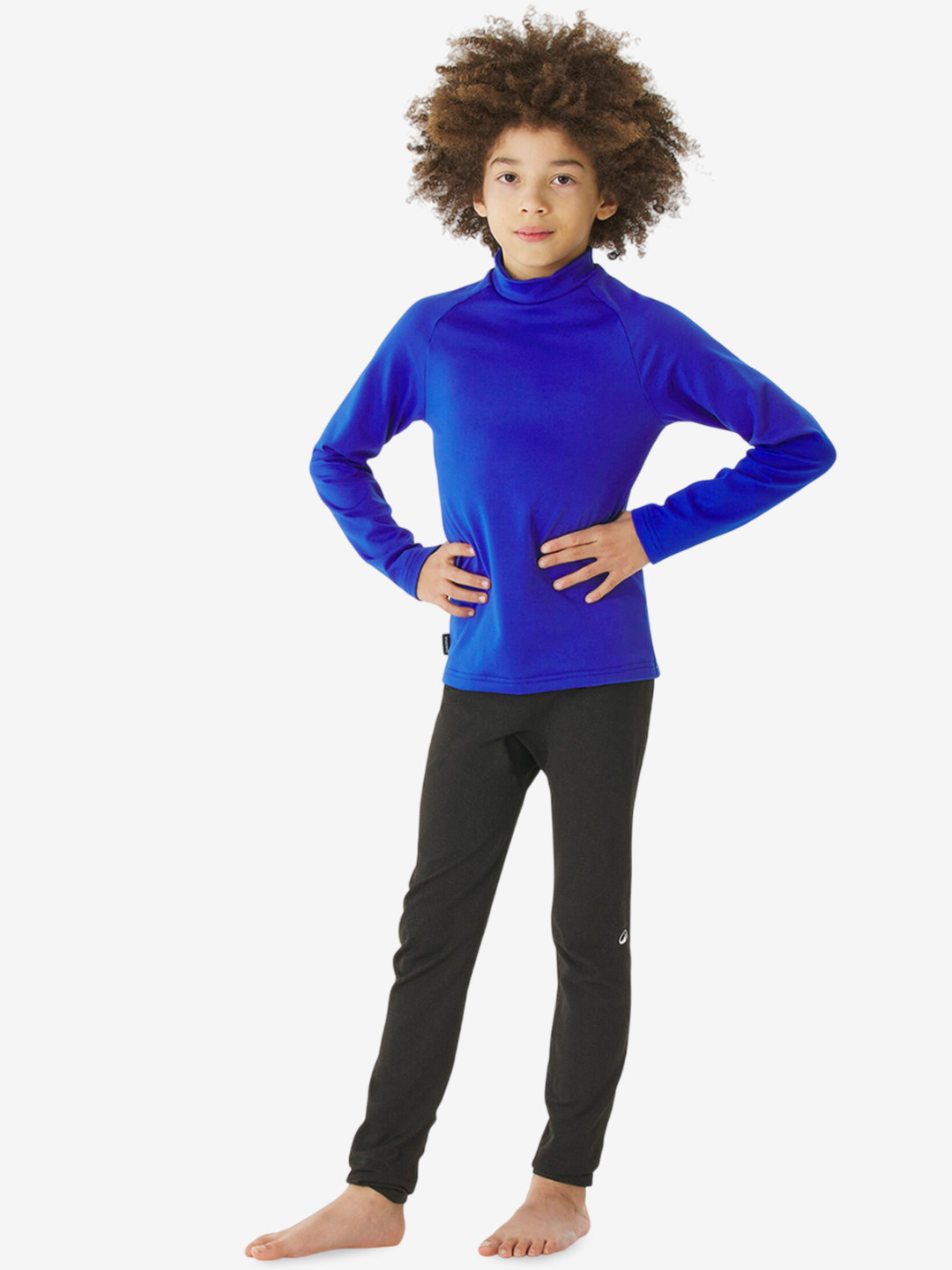 Decathlon Boys High Neck Ski Base Layer BL 500 Thermal Tops