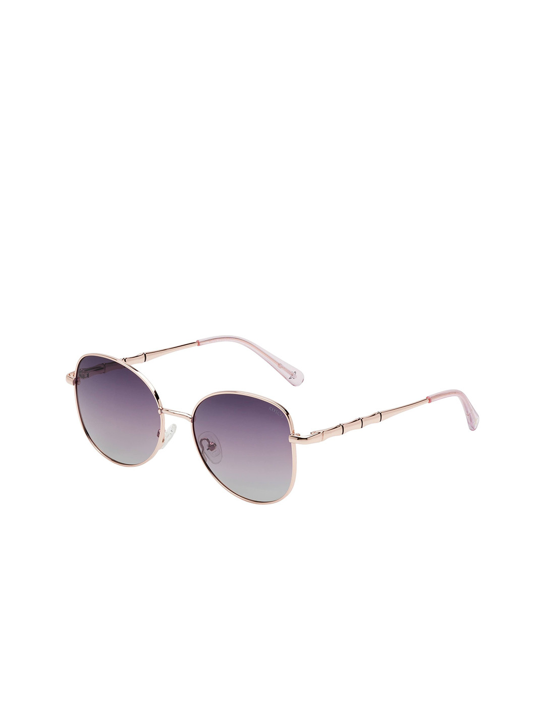 KOSCH ELEMENTE Women Purple Lens & Rose Gold-Toned Butterfly Sunglasses with