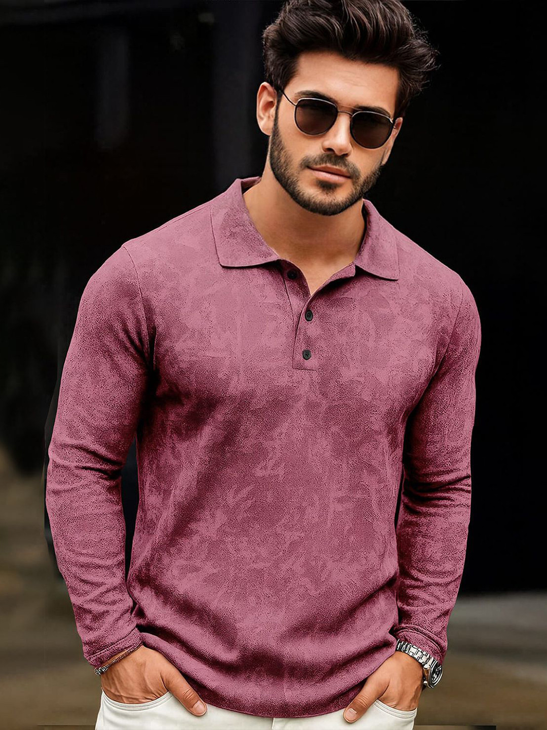 Force Men Slim Fit Polo Collar T-shirt