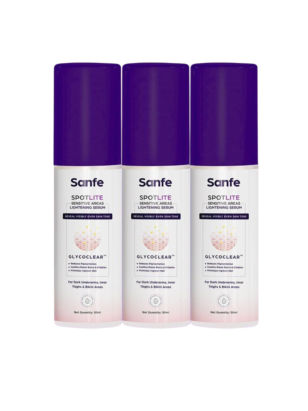 Sanfe Set Of 3 Spotlite Sensitive Areas Lightening Serum - 50 ml Each