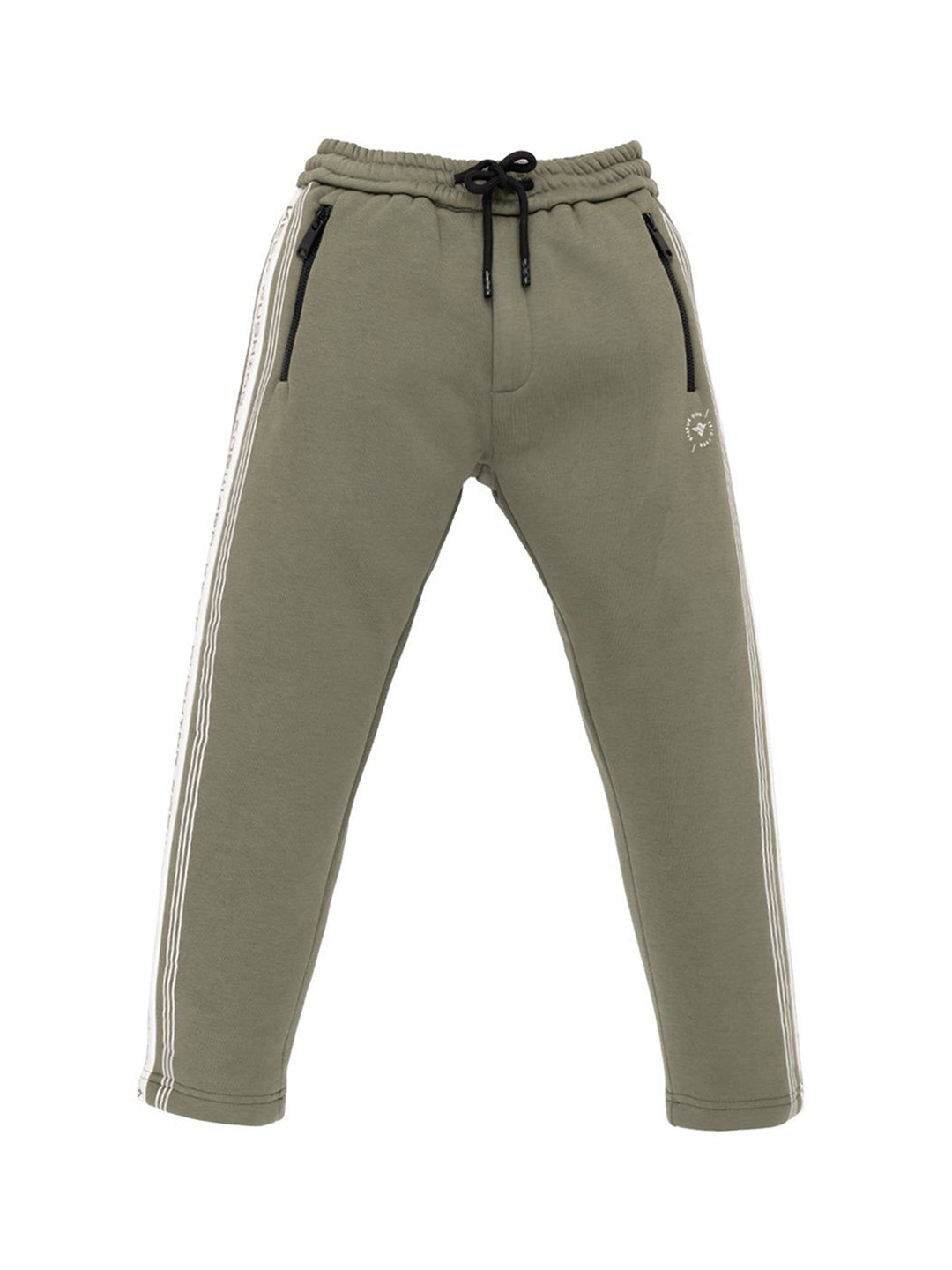 Status Quo Boys Slim-Fit Mid-RiseTrack Pants With Side Stripes