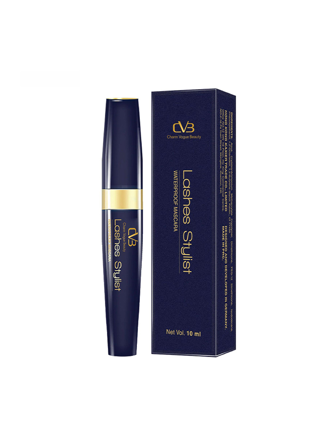CVB Lashes Stylist Waterproof Mascara - 10 ml - Black - C43