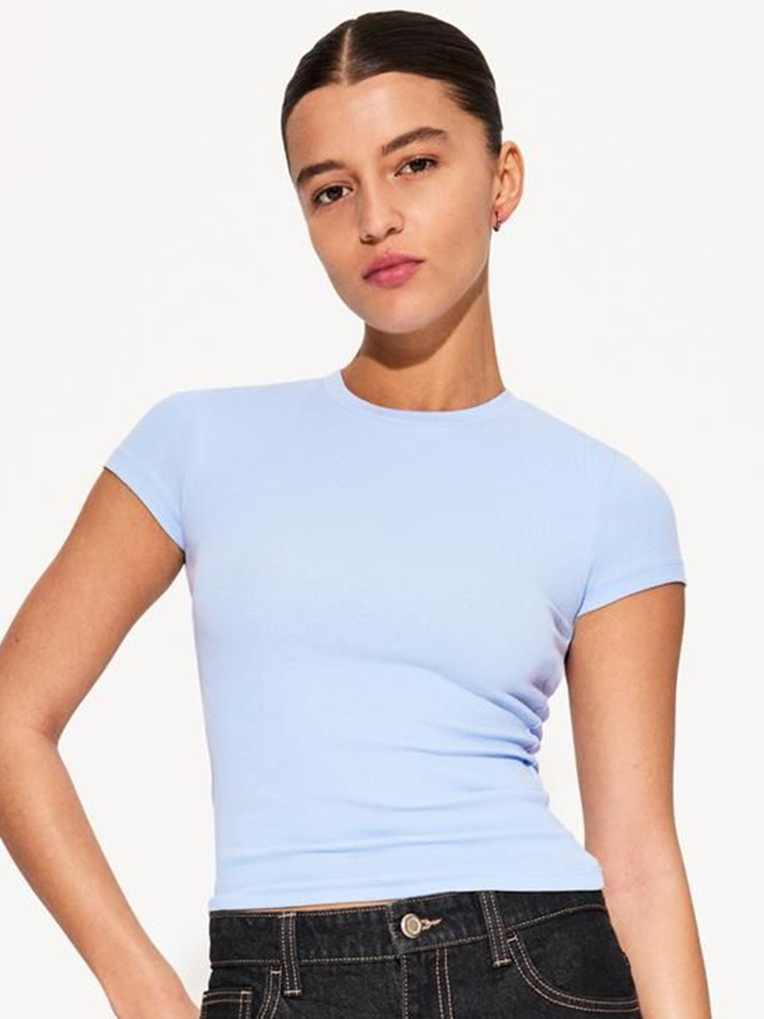 Bershka Short Sleeve Crew Neck T-shirt