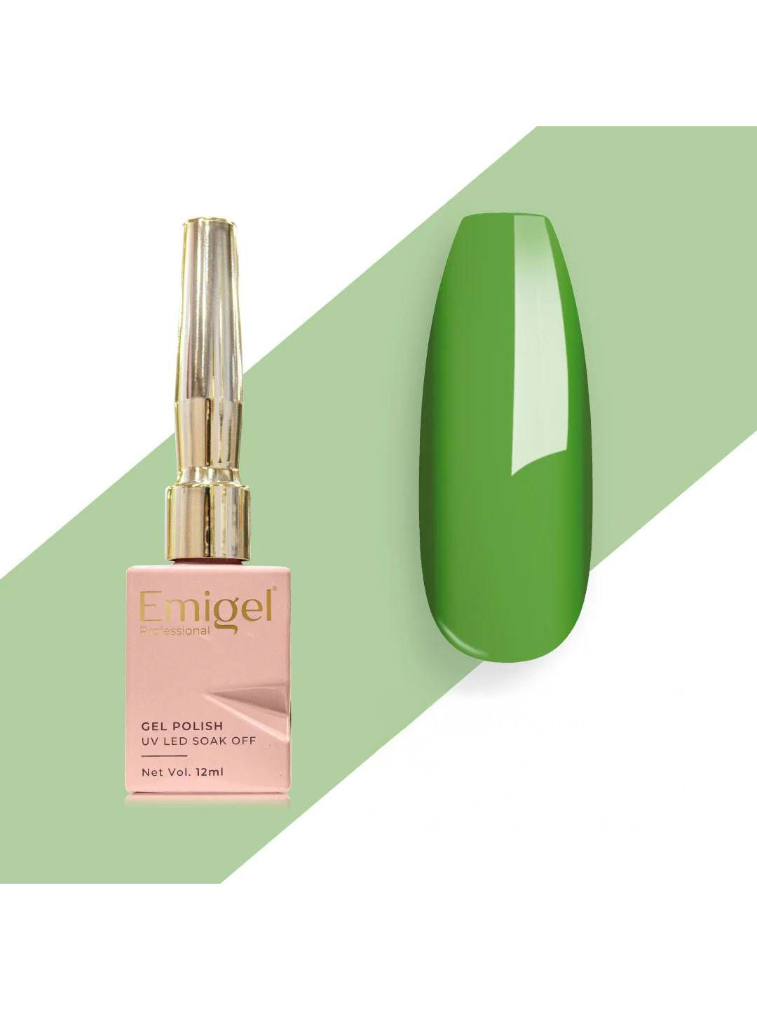 Emigel PROFESSIONAL UV Gel Nail Polish - 12 ml - Apple Green - E-052