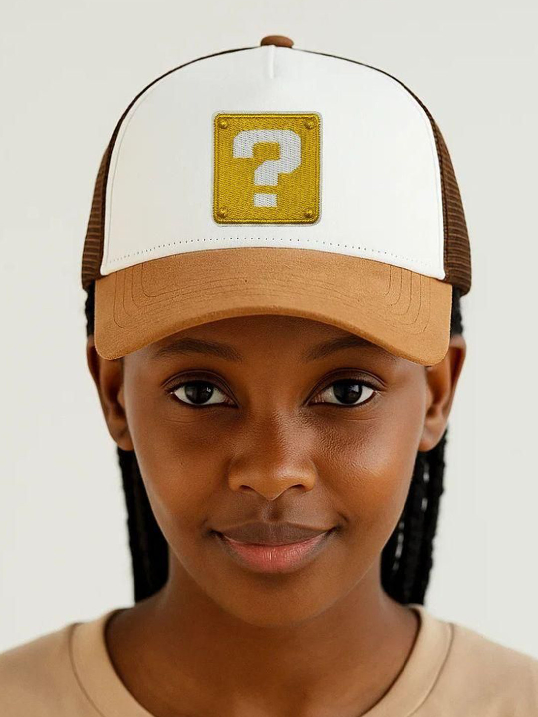 The Tie Hub Unisex Embroidered Question Mark Logo Baseball Cap