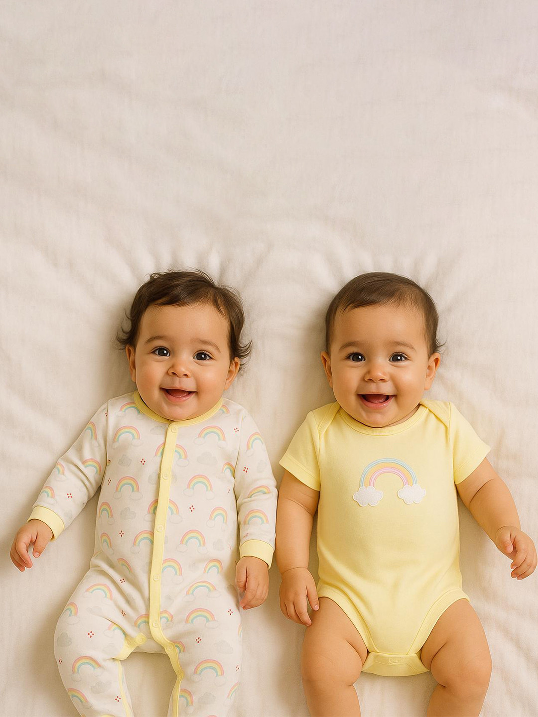 MeeMee Infants 4-Pcs Pure Cotton Baby Apparel Gift Set