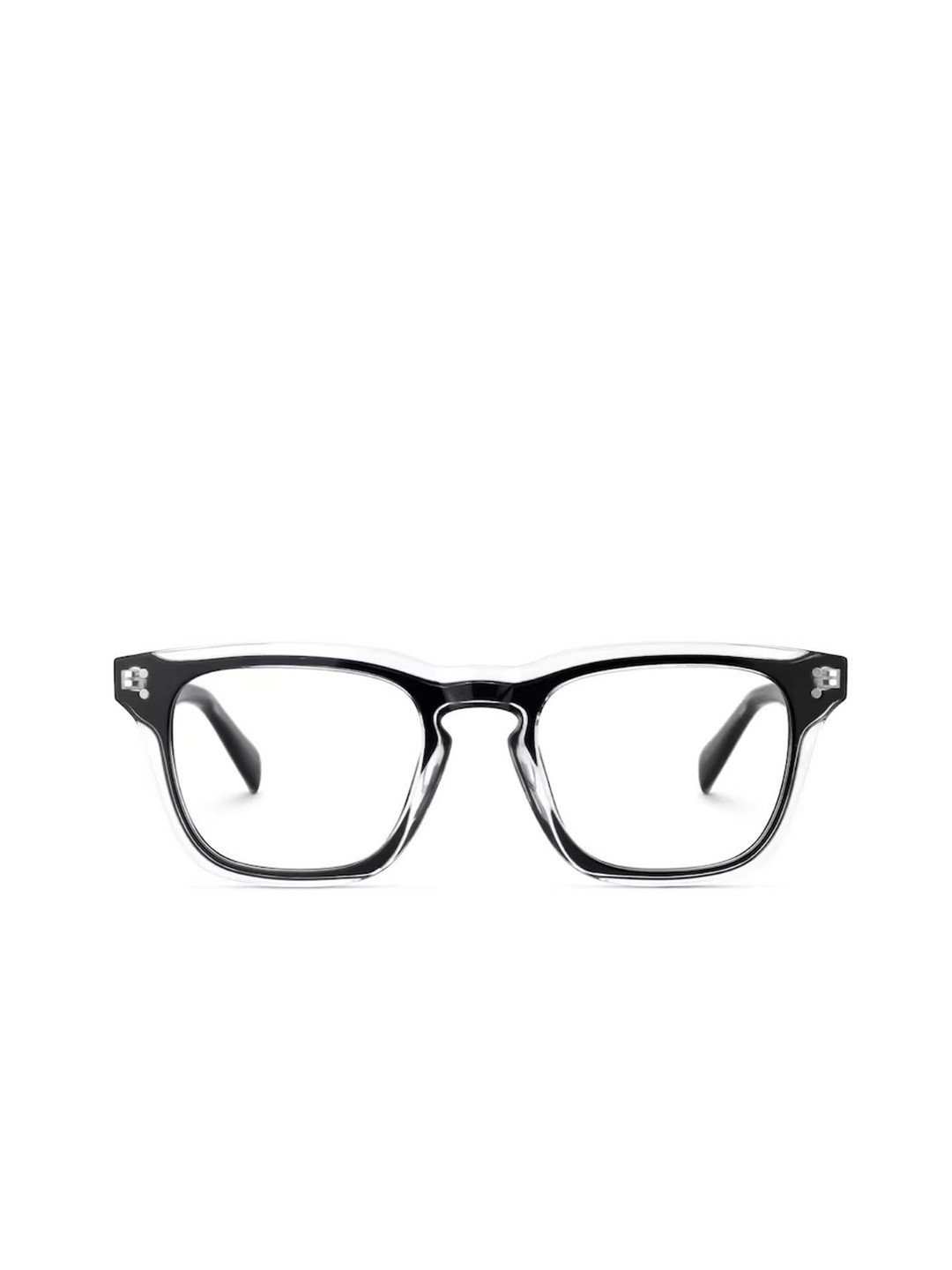 First Lens Unisex Full Rim Square Frames Noirix Blue Light Computer Glasses B015