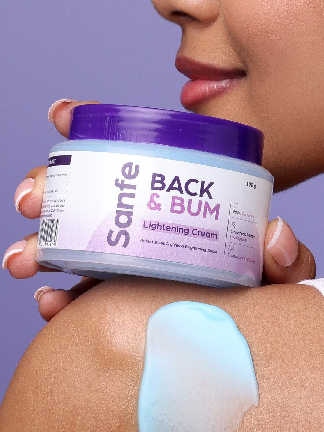 Sanfe Set Of 2 Back & Bum Lightening Cream- 100 g Each