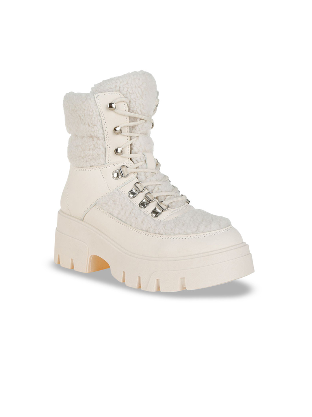 London Rag Round Toe Hiker Boots