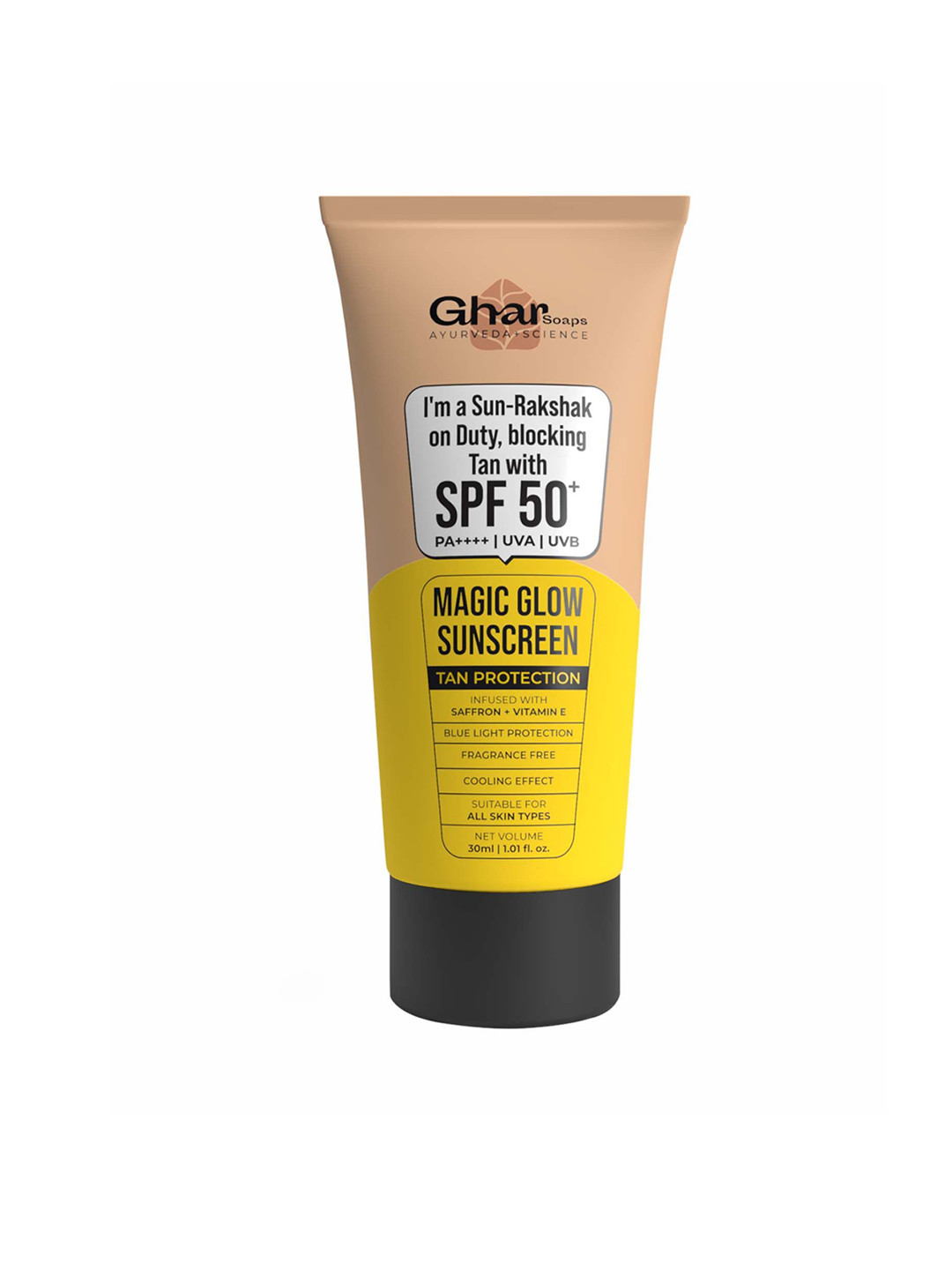 GHAR SOAPS Magic Glow Sunscreen- 30 ml
