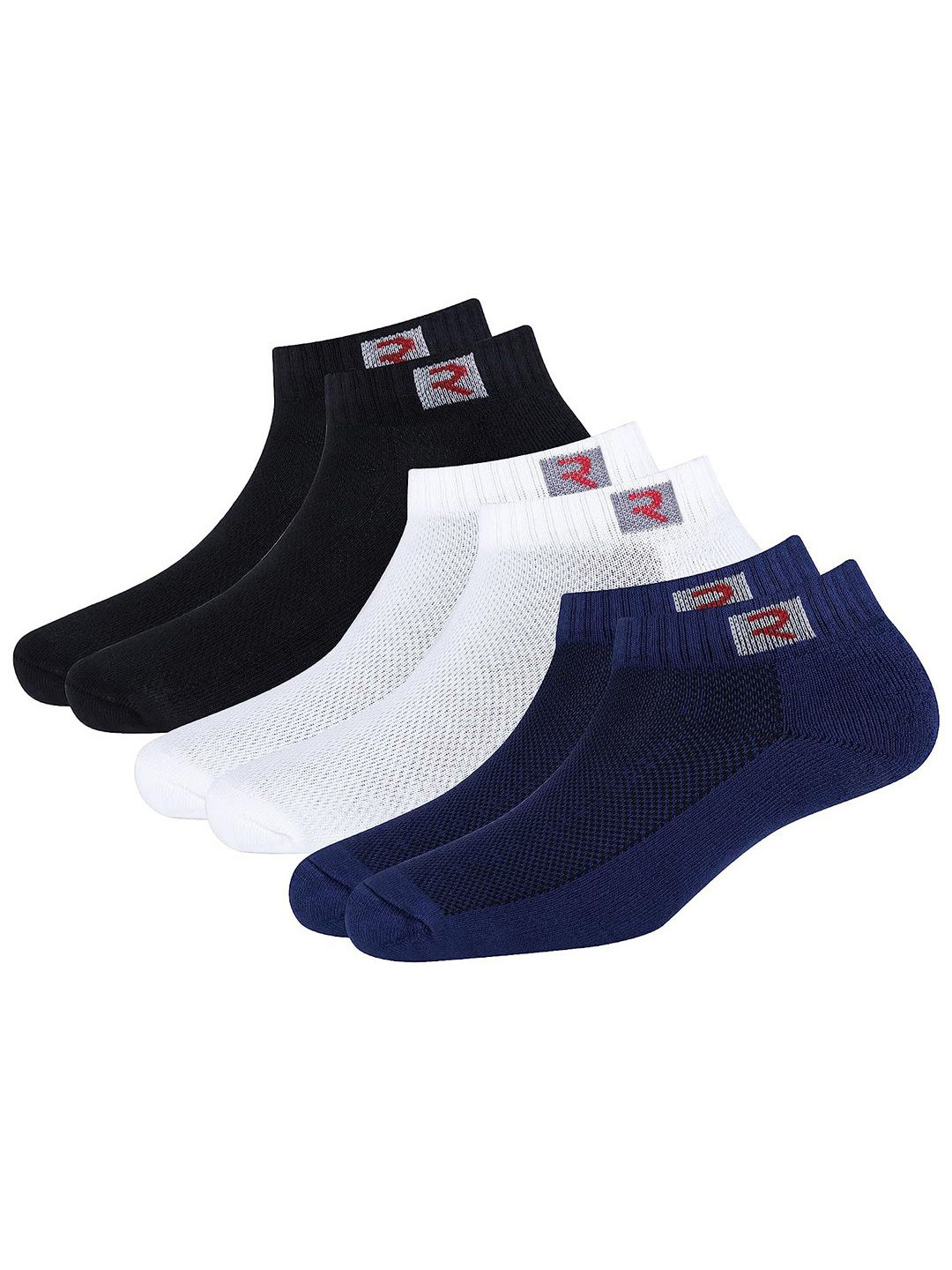 Rodzen Men Pack Of 3 Ankle-Length Socks