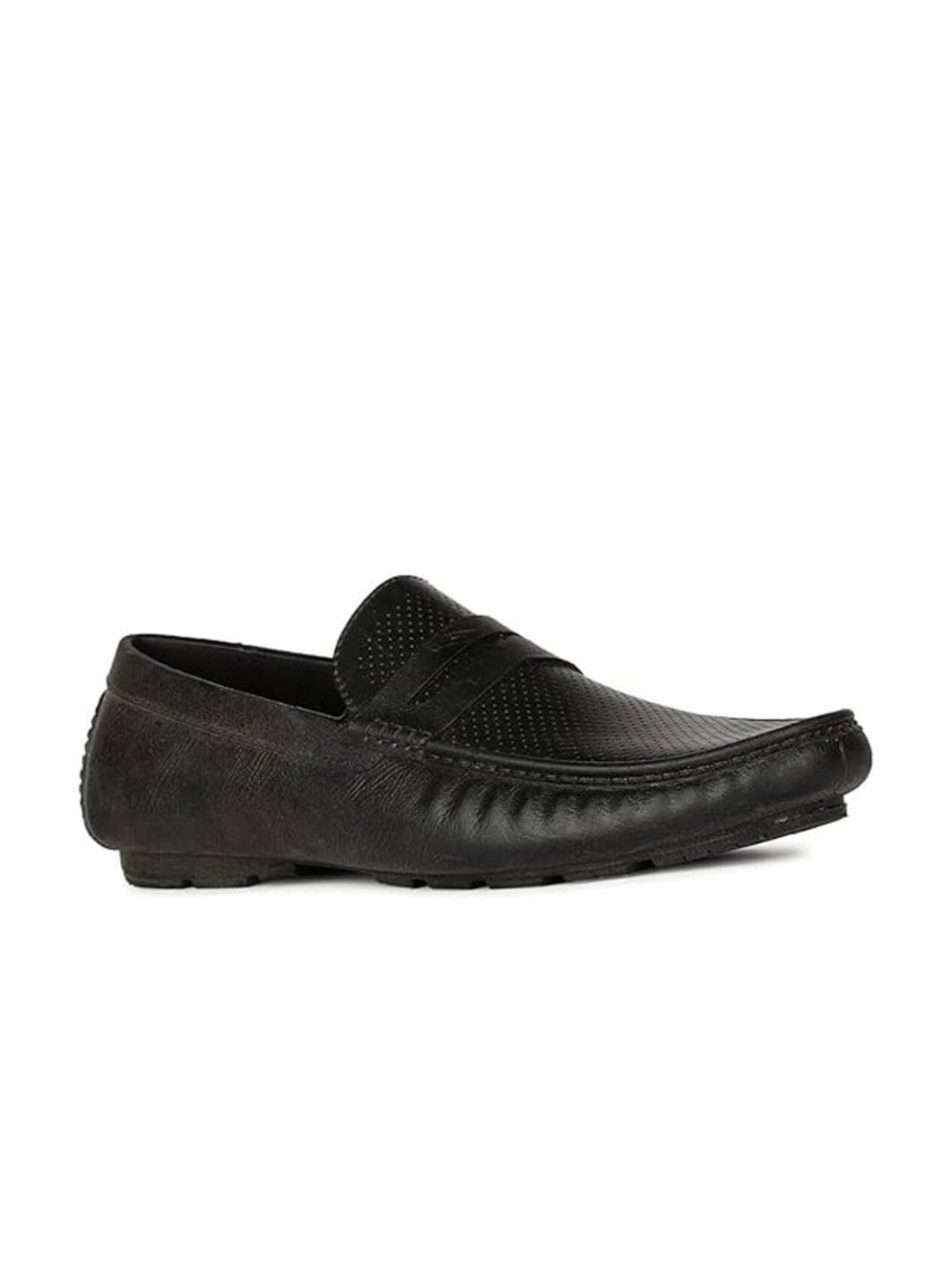 KUGUAOK Men Round Toe Formal Loafers