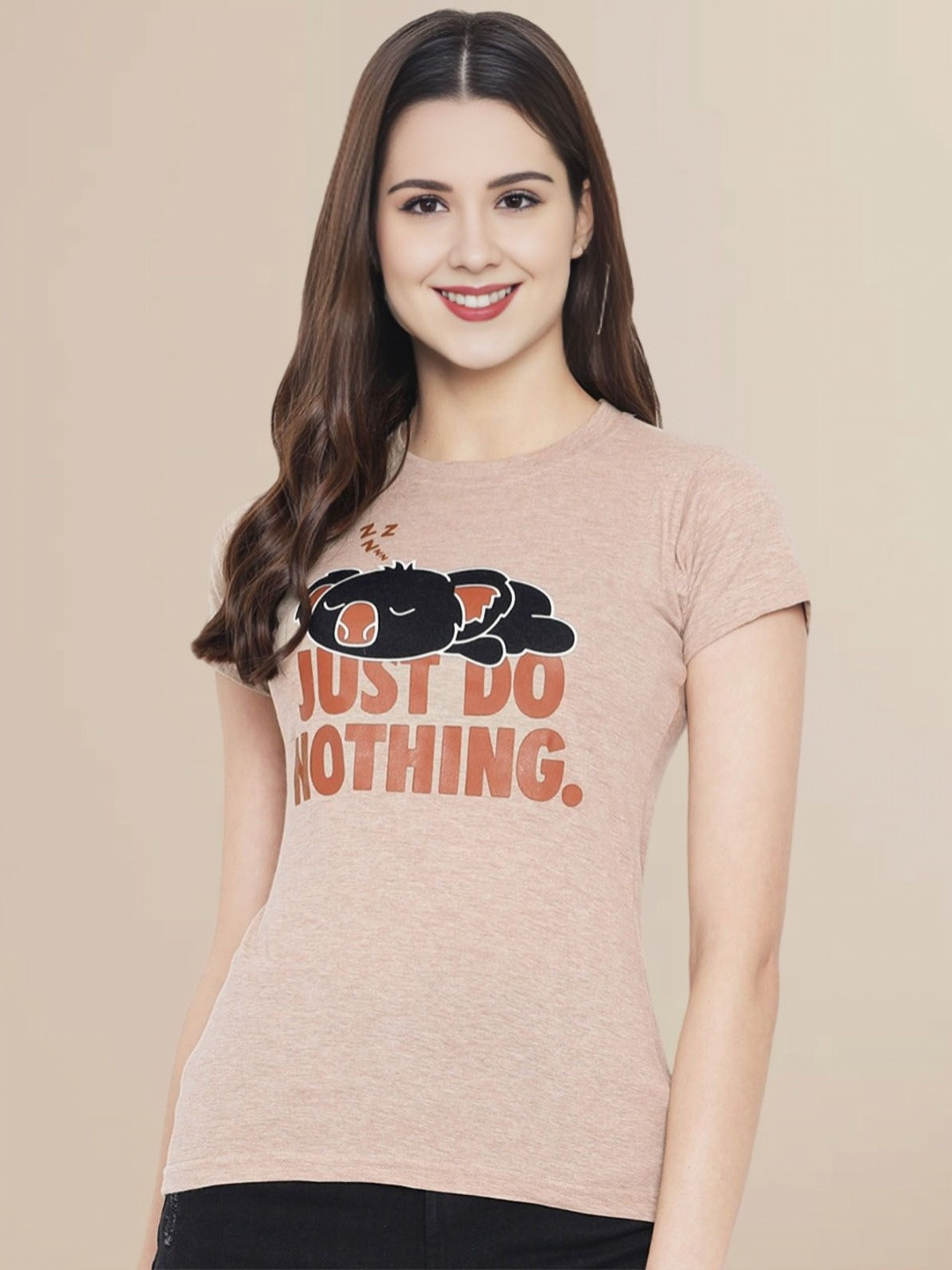 Fabflee Women Printed T-shirt