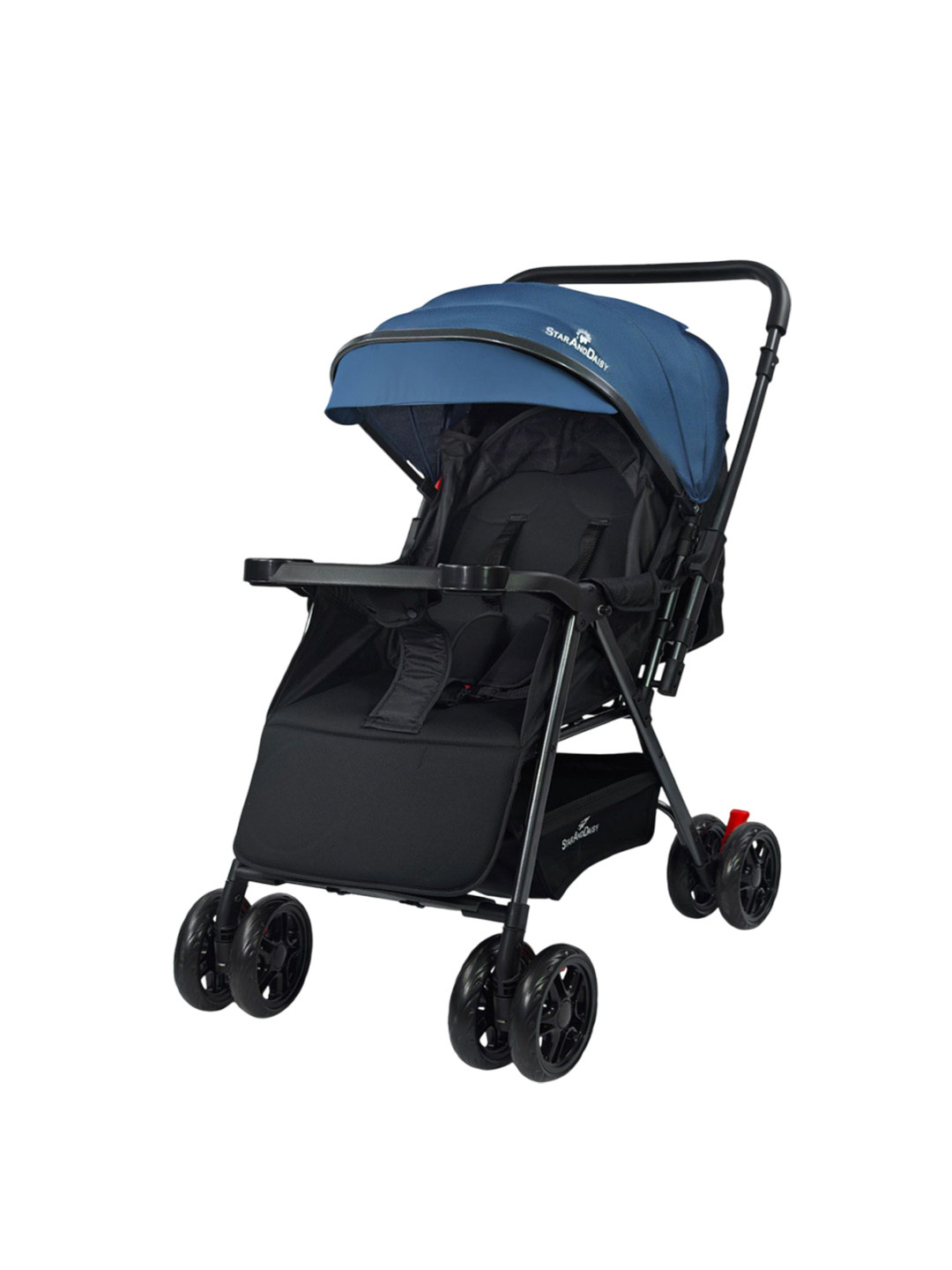 StarAndDaisy Kids Foldable Strollers With Adjustable Canopy