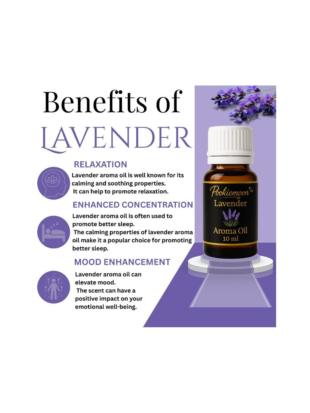 Pookiemoon Pack Of 6 Aroma Therapy & Skin Essential Oils