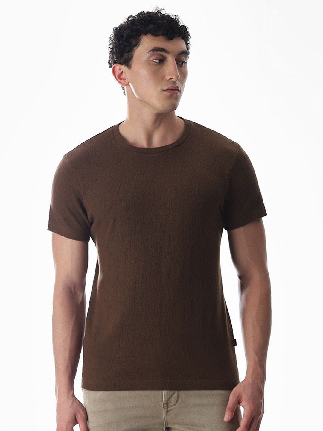 Jack & Jones Men Round Neck Short Sleeves T-shirt