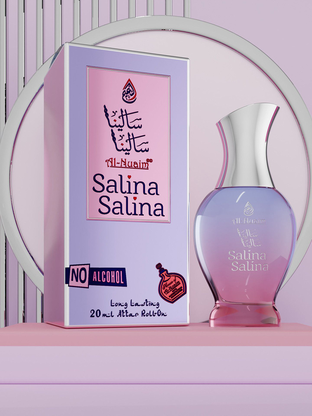 Al-Nuaim Heart Series Salina Long Lasting Roll On Attar - 20ml