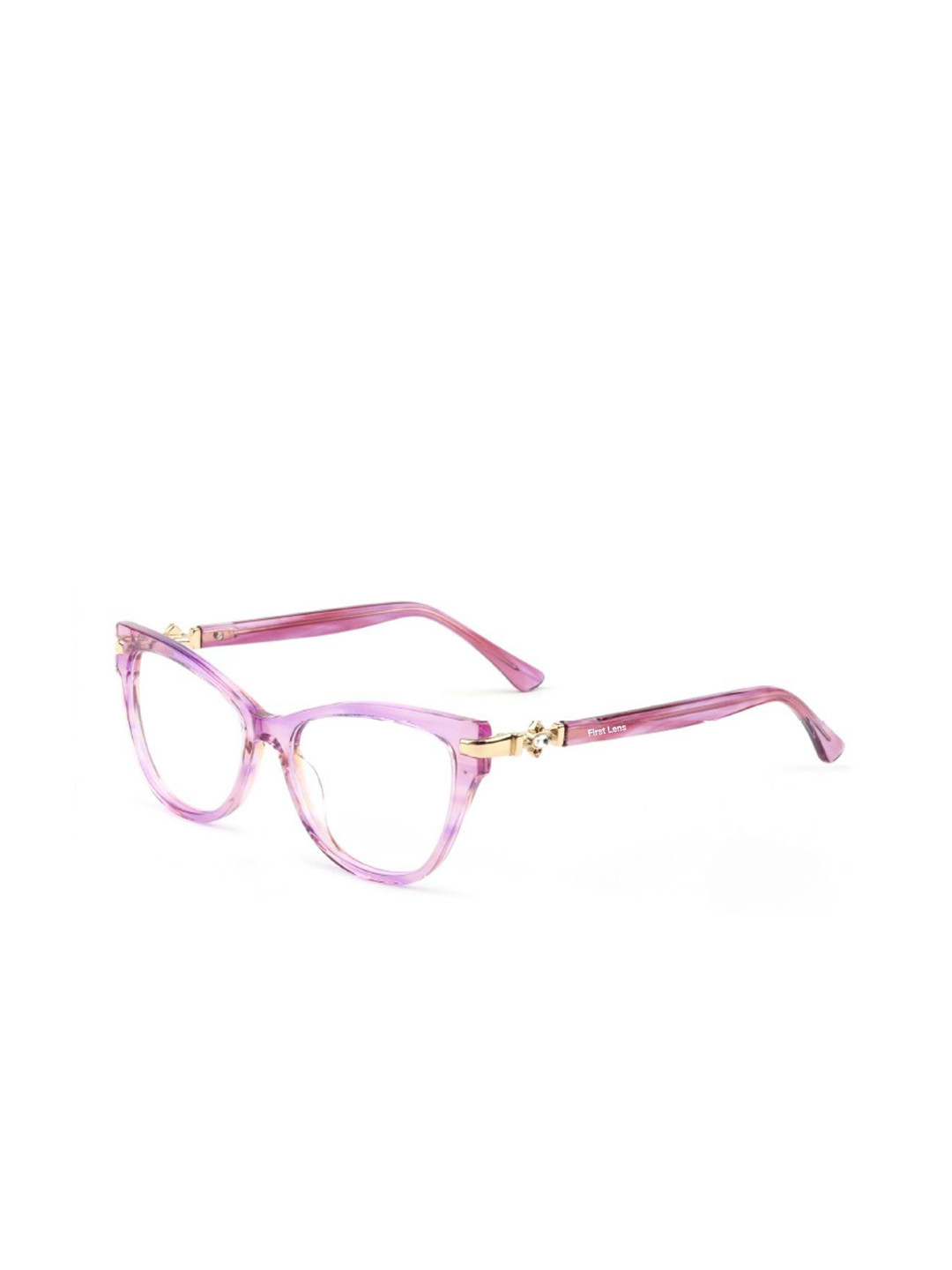 First Lens Unisex Full Rim Square Frames Aurelia Blue Light Computer Glasses B017