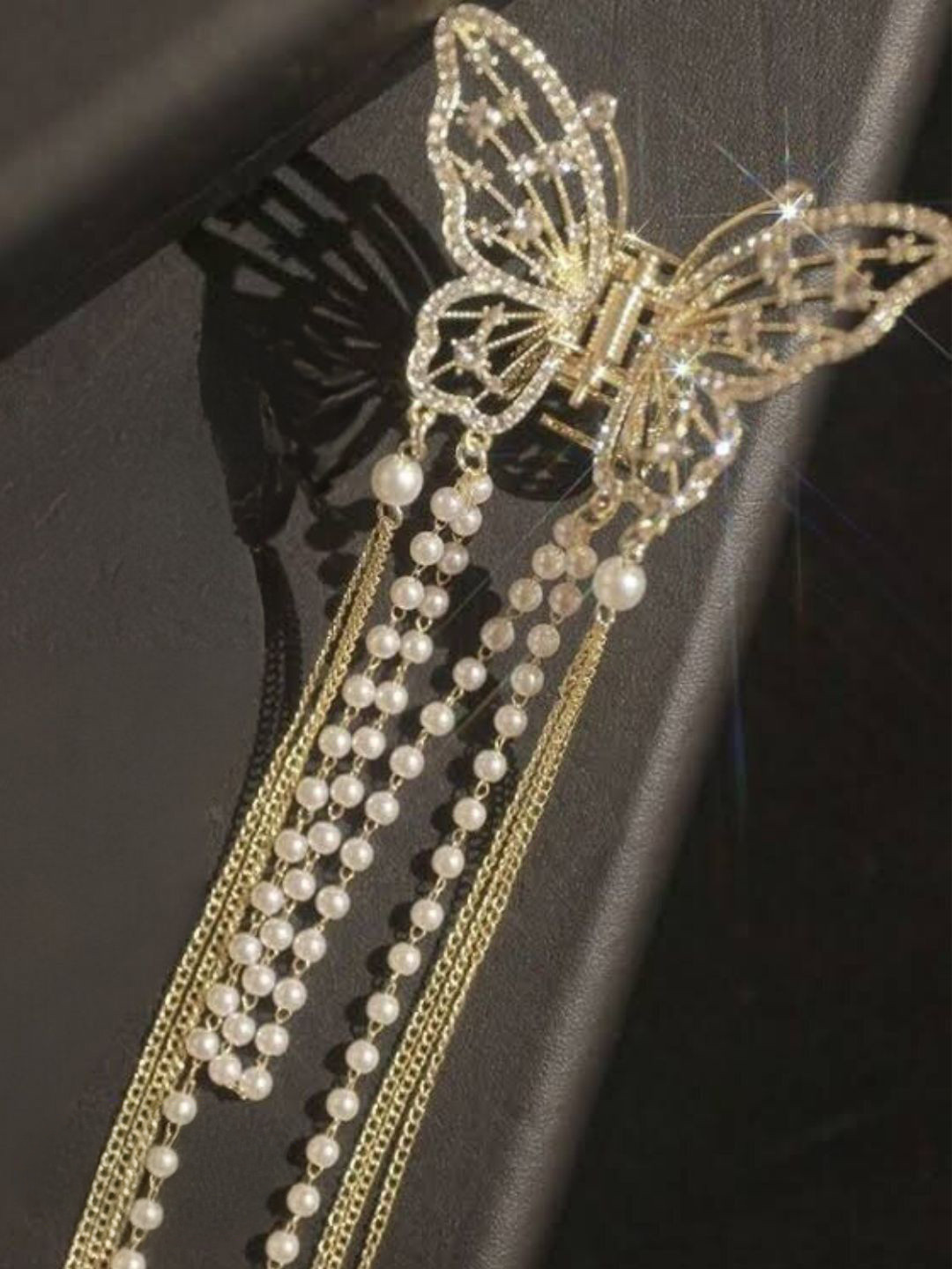 Puchku Kids Embellished Butterfly Claw Clip