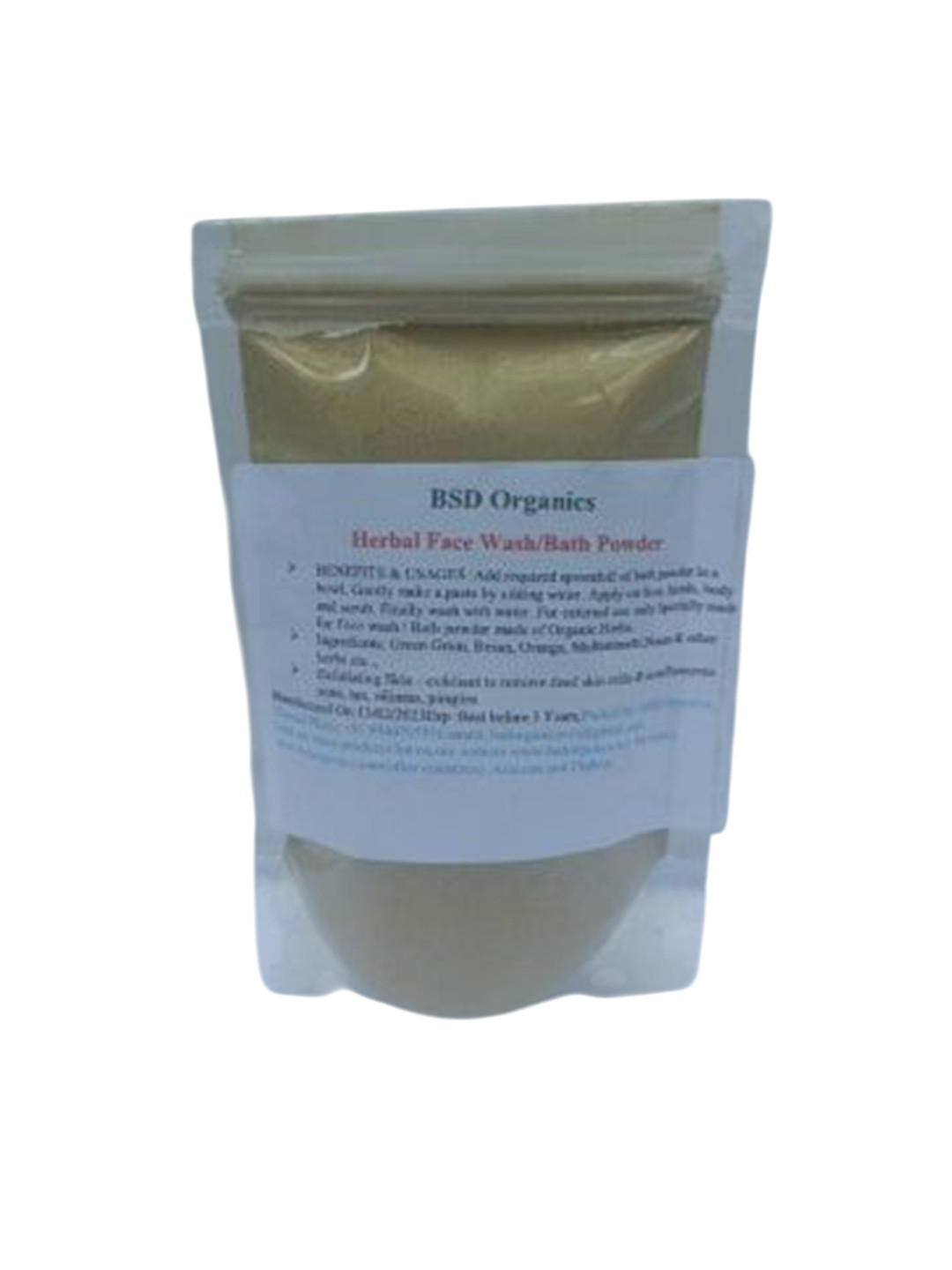 BSD Organics Natural Herbal Bath Powder - 1 Kg